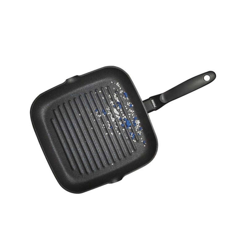 Patelnia Grillowa Black Plus, Aluminium Odlewane Ciśnieniowo, Czarny, Risolì