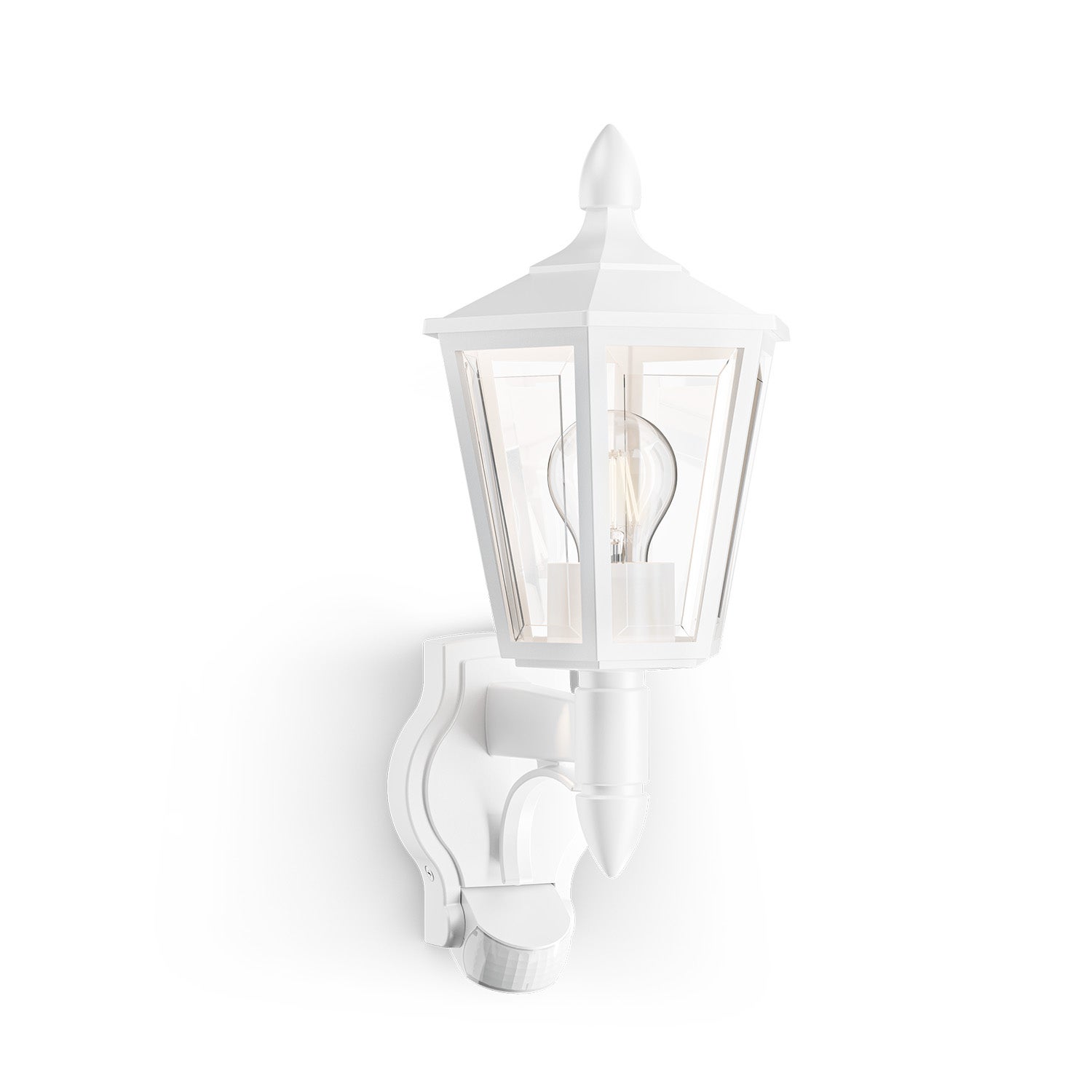 Steinel Luminaire extérieur L 16 S blanc, détecteur 180°, E27 max. 60 W ...