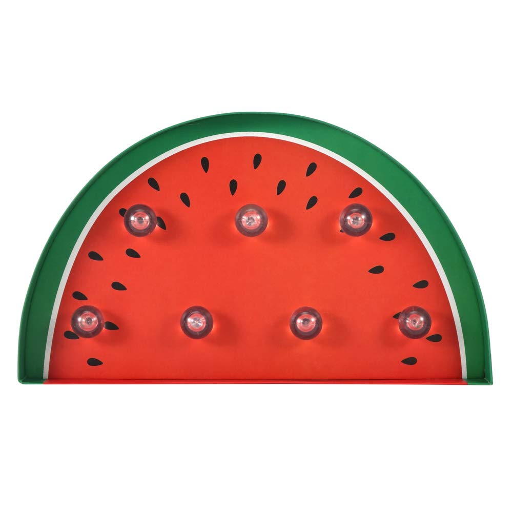 Lámpara de luz led de noche con forma de animal y fruta innovadora para decoración del hogar, regalo para bodas, hoteles (sandía)