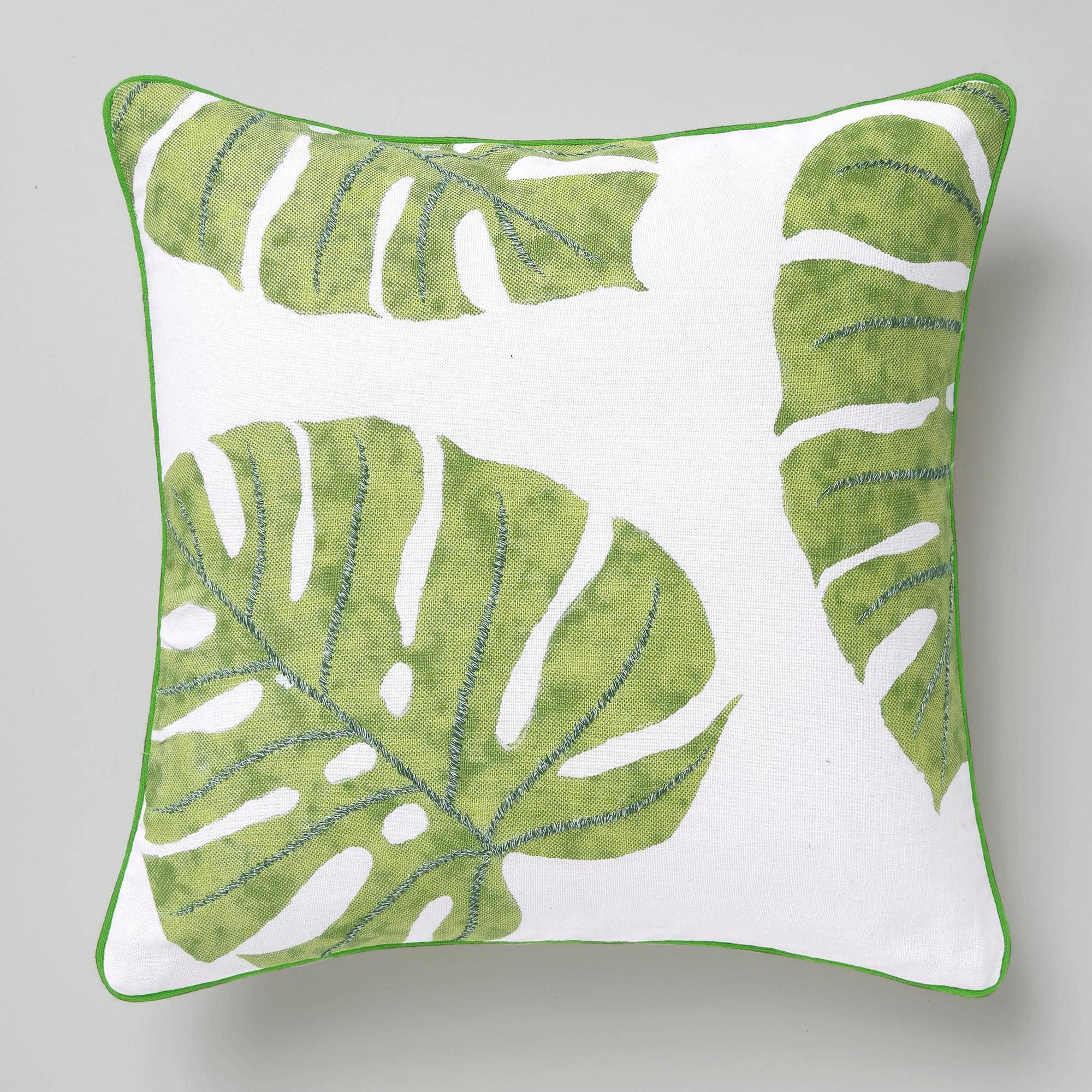 Coussin Traversin Lin Blanc Et Marine, Fait Main, Style Vintage, 18x8 Pouces