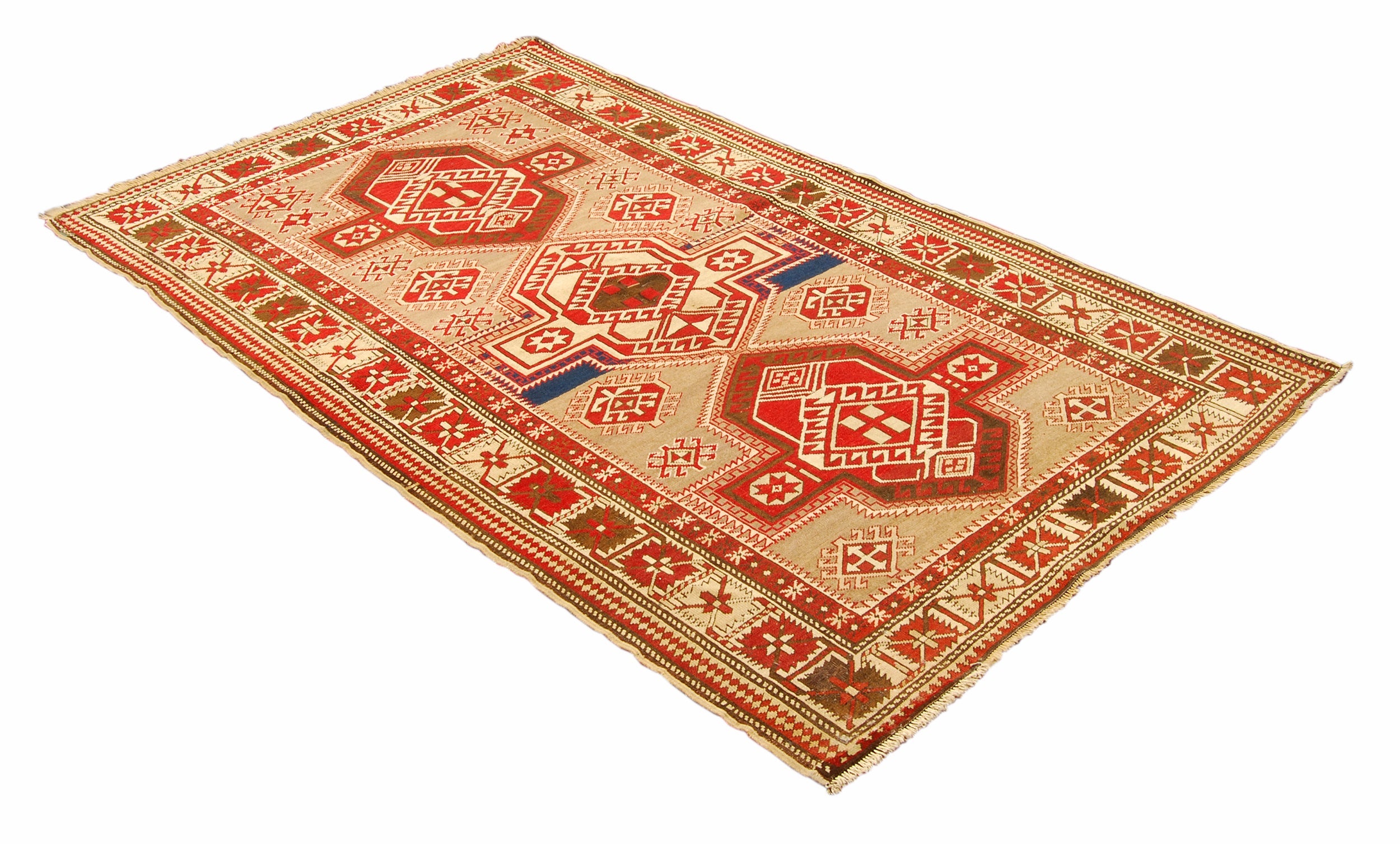 Alfombra oriental hecha a mano original, medida: 196x120 cm con certificado de autenticidad