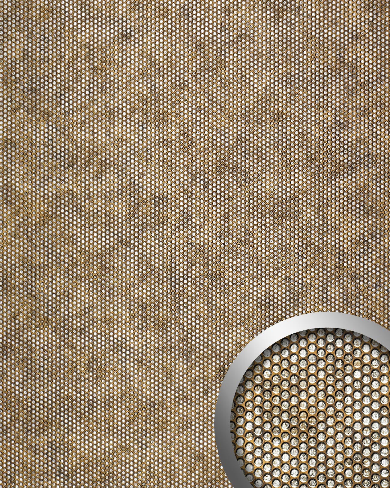 Panneau mural aspect pierre WallFace 24972 LAVA VINTAGE Silver texturé