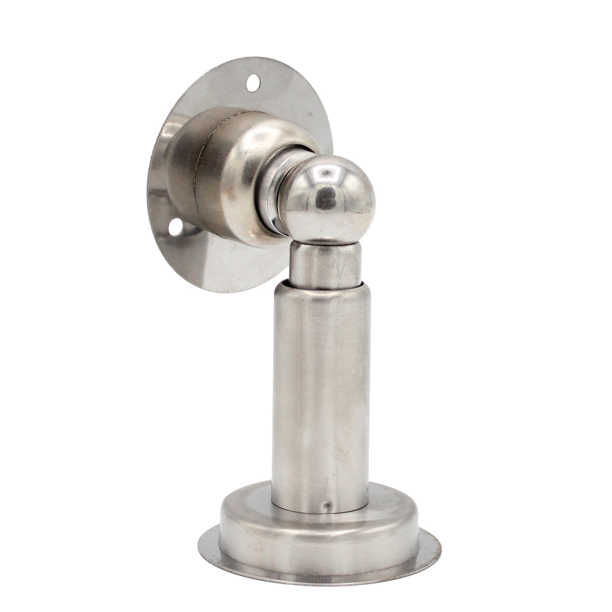 FISHTEC Bloque Porte Magnétique - Lot de 2 Bloques Sol et Mur Longueur Ajustable - Aimantée En Acier Inoxydable Fixations Fournies. - 9