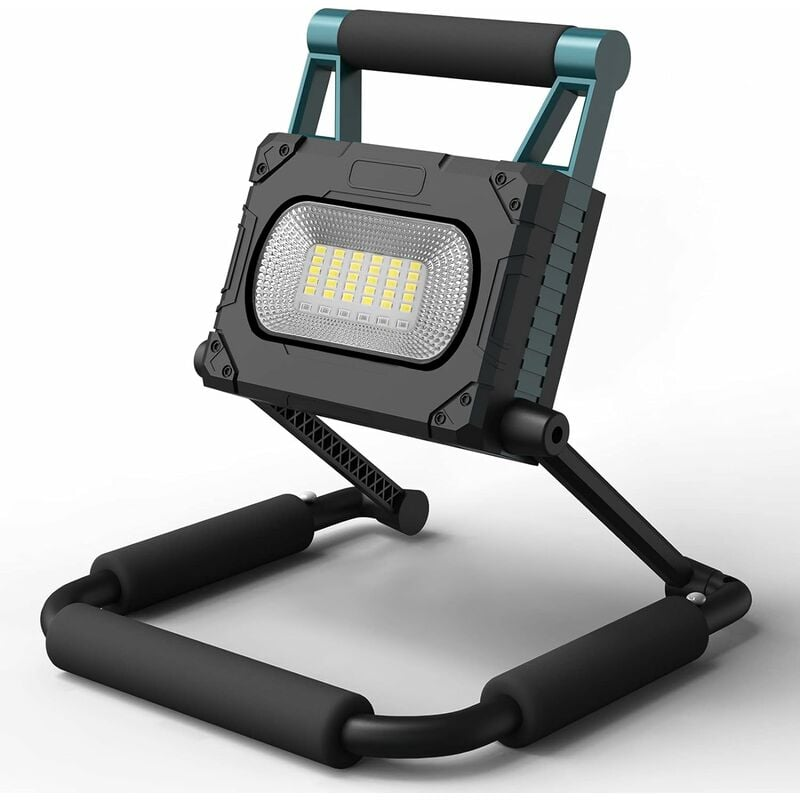 Projecteur LED Portable Puissant avec Batterie Solaire main image 1
