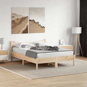 VidaXL Giroletto In Legno Massello 120x190 Cm 4FT Small Double | Leroy - 5
