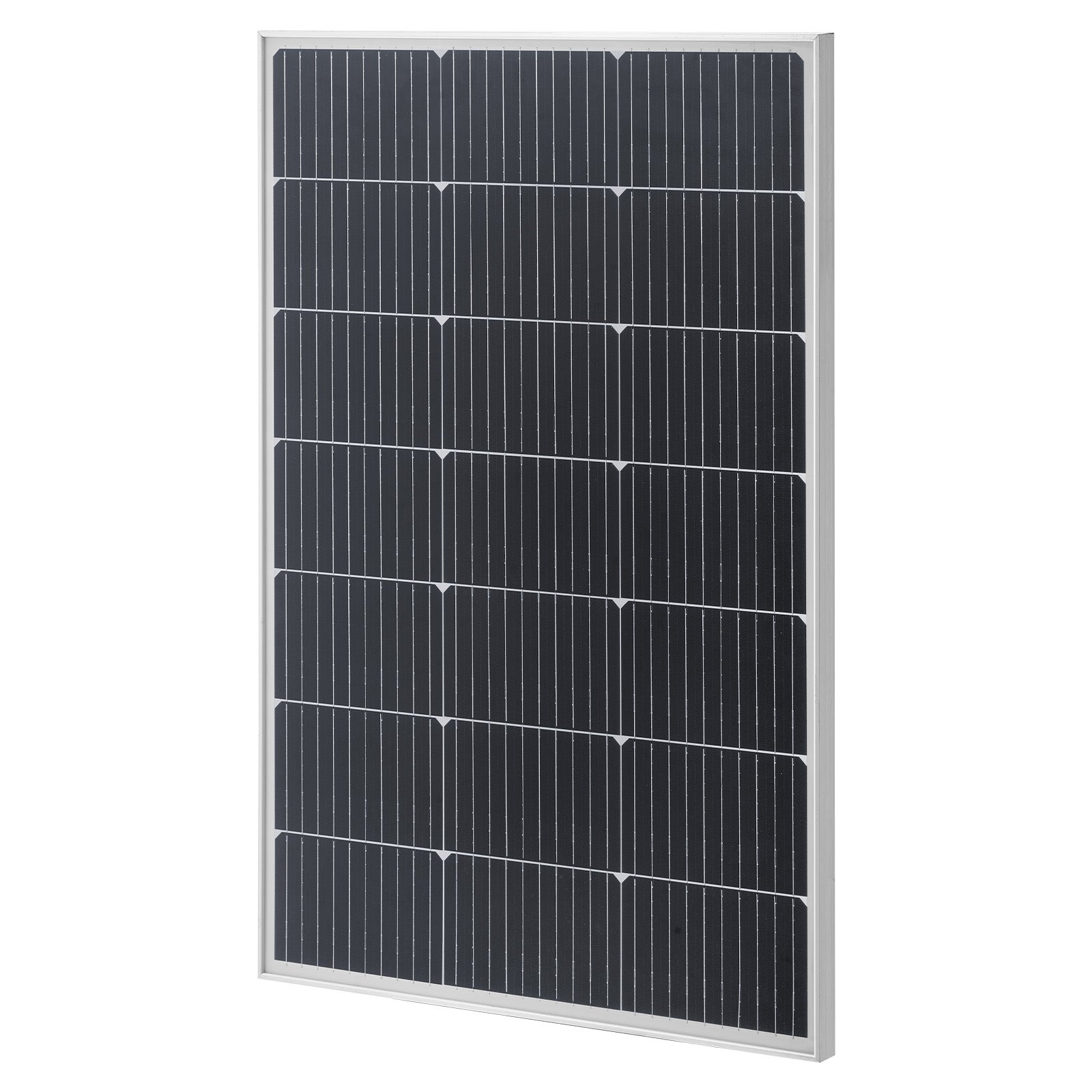 Panneau Solaire Monocristallin VEVOR 100 W, 4 PCS, Rendement 23 % pour Hors Réseau Toit Plat Voiture Bateau Camping-car, Cadre Aluminium, Étanche IP65 - 9