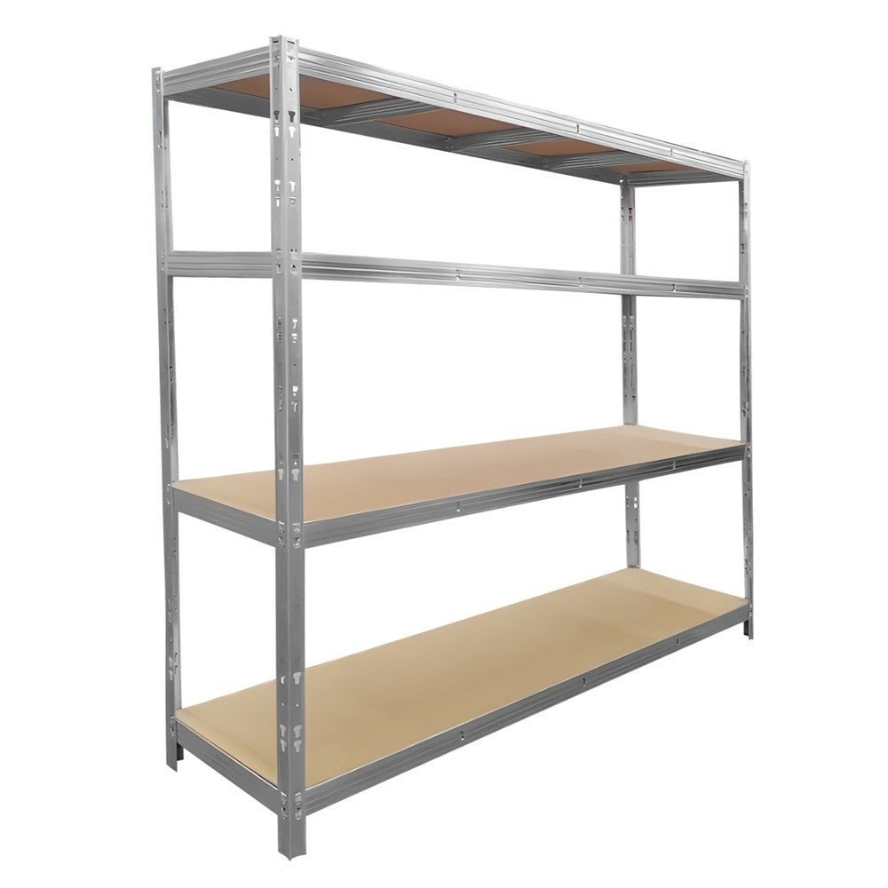 Étagère Garage EURO VANADIUM 237x60x200cm - 4 Plateaux 350kg Chacun, Métal Galvanisé, Montage Facile