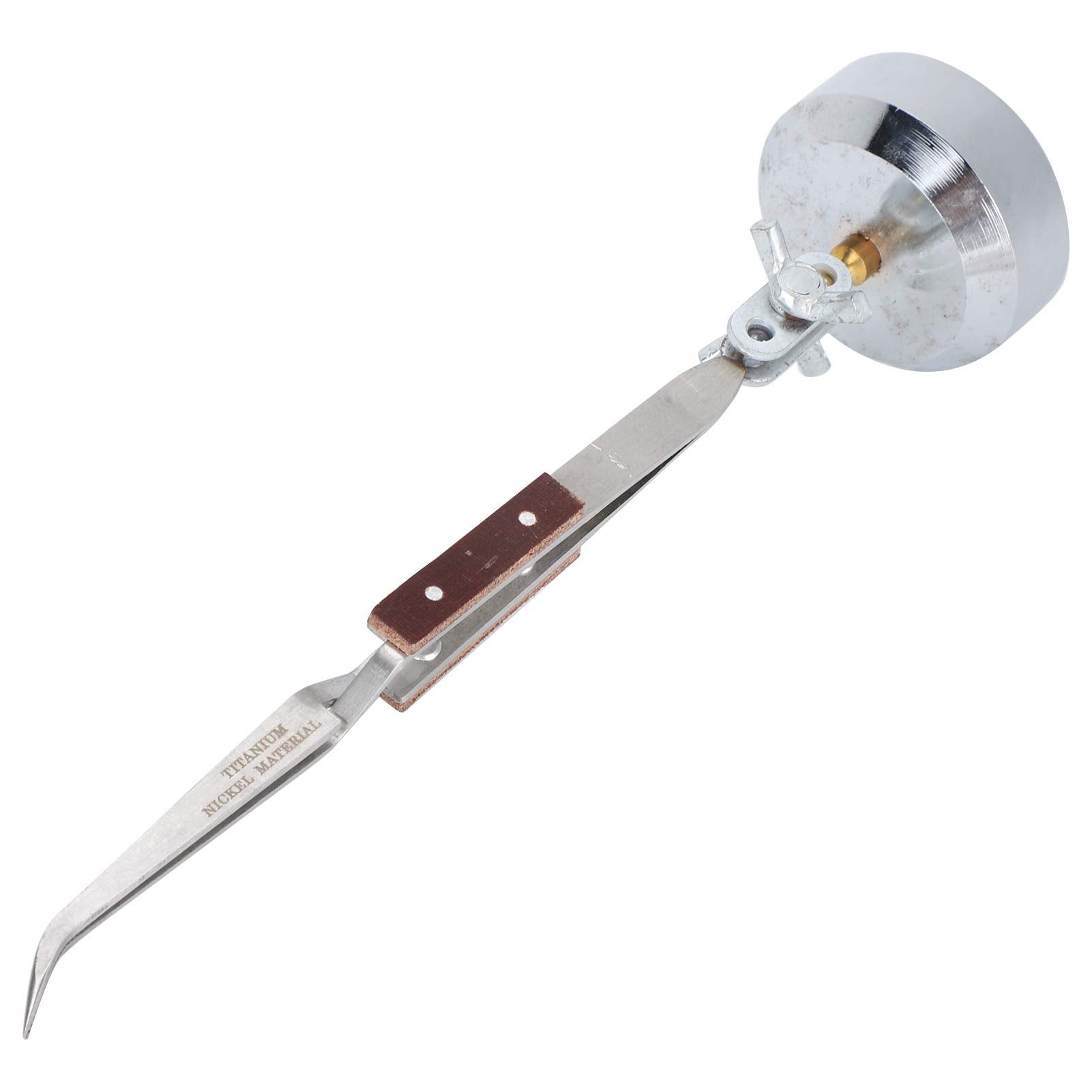 Supporto Terza Mano Con Pinzette Per Saldatura - Autobloccante, Rotazione 360°, Per Gioielli - Foto 12