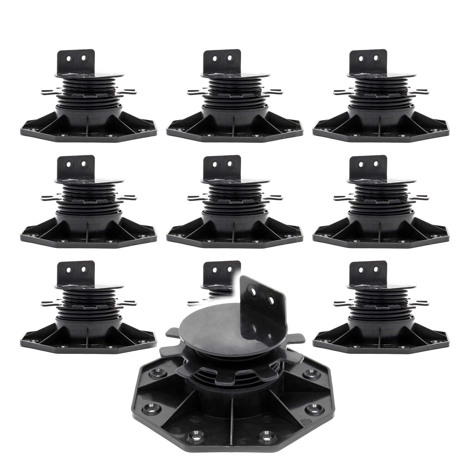 XPOtool Lot de 10x Plots de terrasse – Charge 2700 kg – Hauteur ...