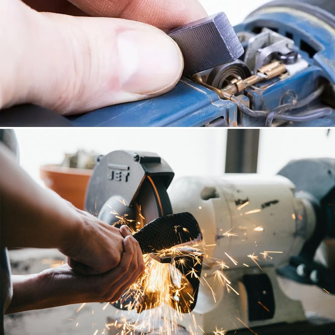 escobillas de carbón universales para motores eléctricos, para herramientas de impacto, sierras circulares y amoladoras angulares. Repuestos para u - 5