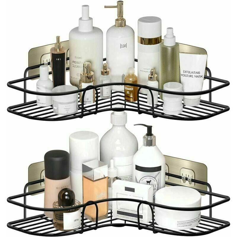 Uamector Mensola Autoadesive Doccia senza Foratura - Porta Shampoo & Prodotti Accessori Doccia senza Forare - Mensole Adesiva Bagno - Porta Detersivi Bagnoschiuma Bagno Uamector Mensola Autoadesive Doccia senza Foratura - Porta Shampoo & Prodotti Accessori Doccia senza Forare - Mensole Adesiva Bagno - Porta Detersivi Bagnoschiuma Bagno