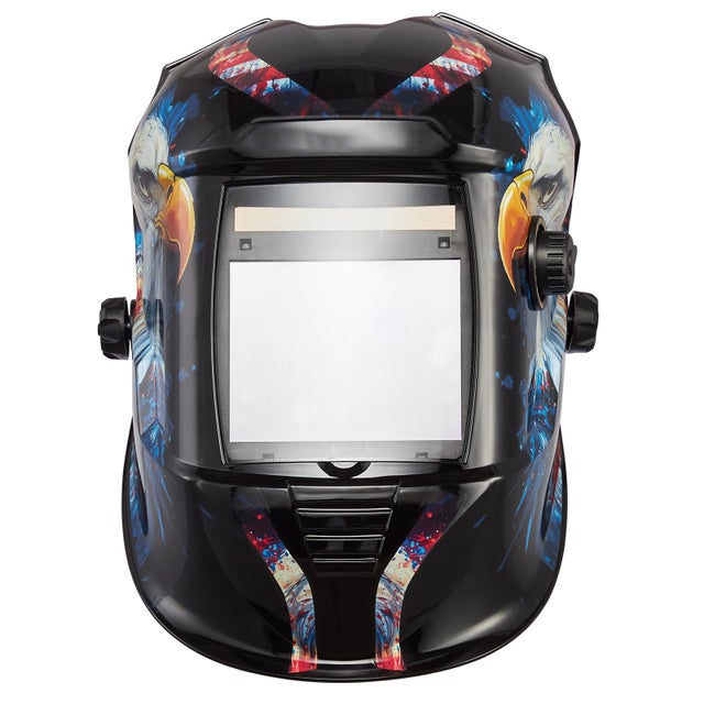 Casque de soudage solaire SucceBuy a obscurcissement automatique avec grande fenetre de visualisation 100 x 80 mm, equipe de 4 capteurs dearc
