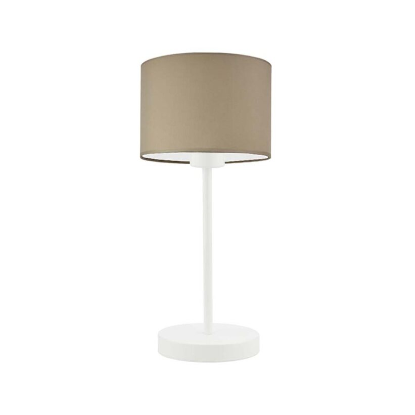 Lampka nocna na biurko lampa biurkowa LED z abażurem walec BLUES