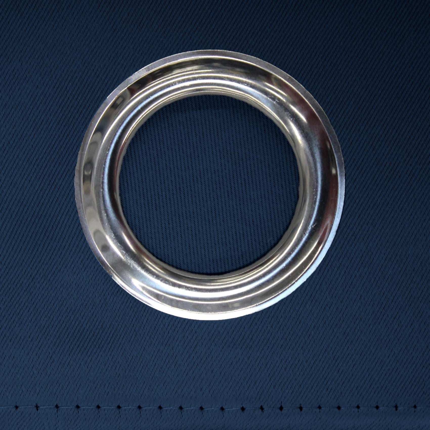 Rideau court obscurcissant 90 % adapté radiateur - Bleu Marine - 135x180 cm - Polyester - 2