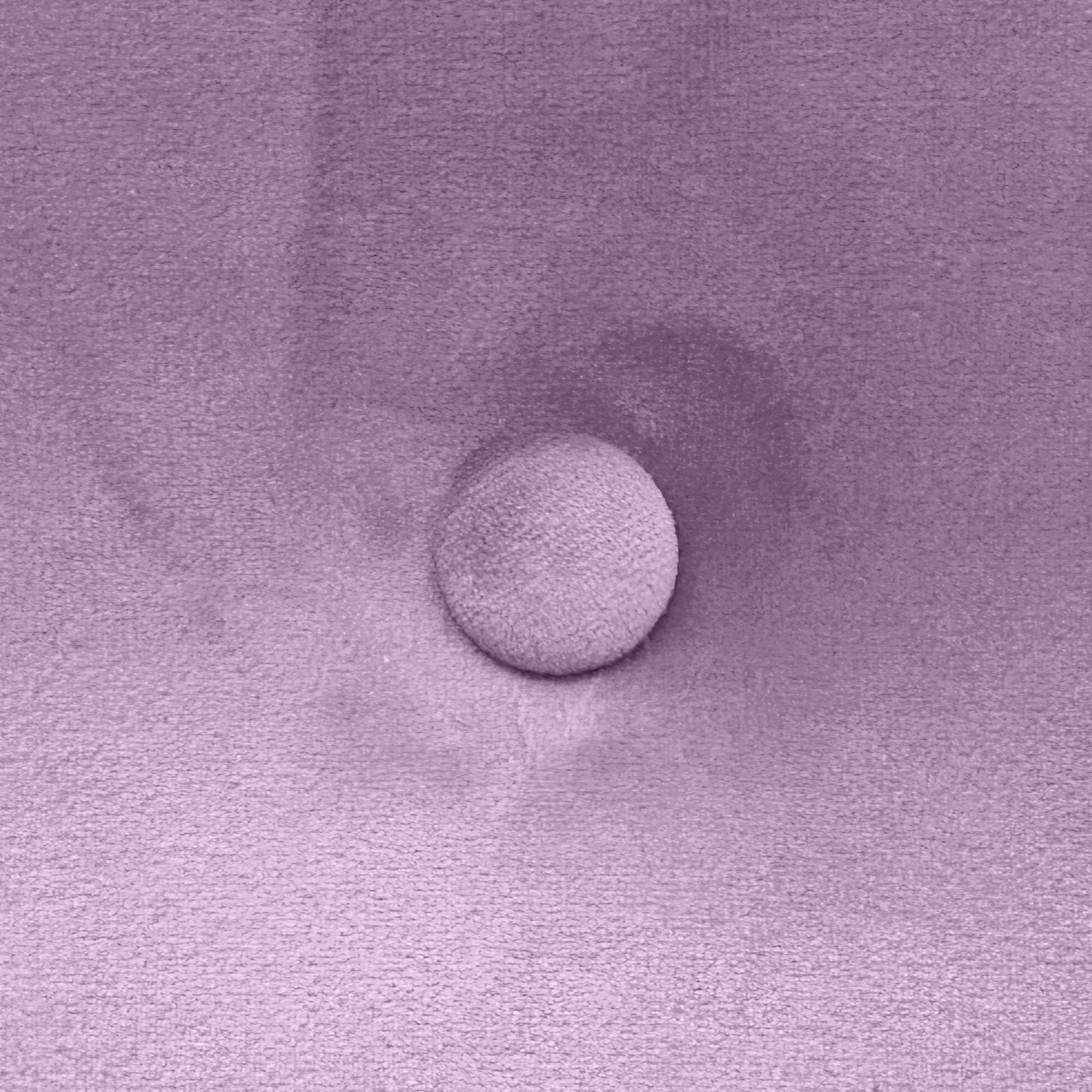 DHOME Testiera in velluto liscio con bottoni e gambe alta gamma moderna testiera imbottita per letto di lusso camera da (Rose, 105x105cm) - 4