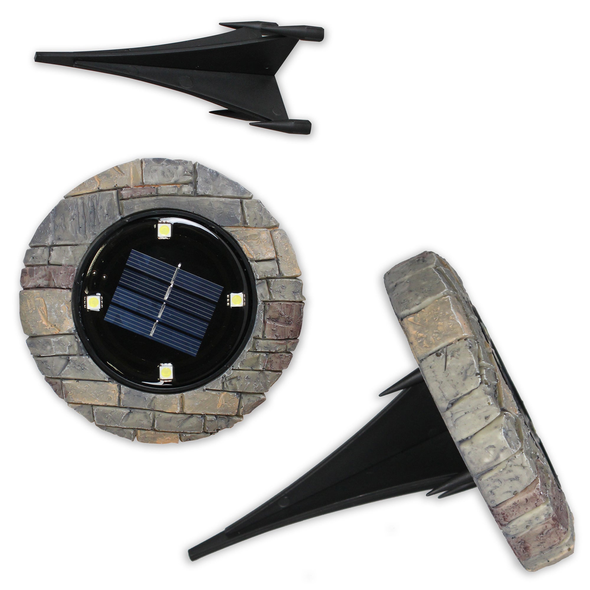 Lampeggianti solari ultrapiatti, set di 4 - 8