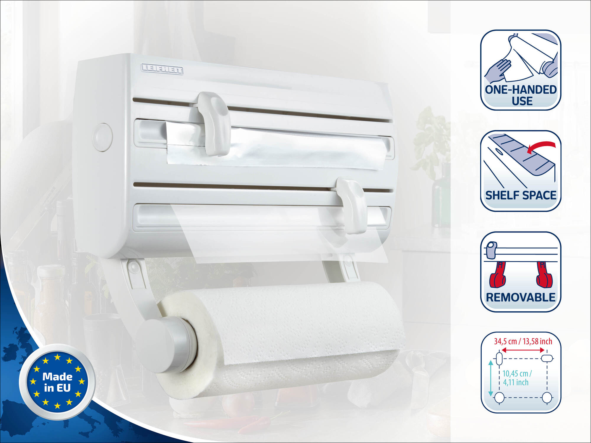 Porte-rouleau mural Parat F2 3 Leifheit - 3