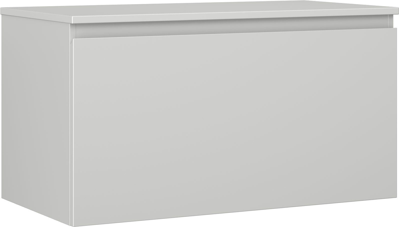 Mexen Orio szafka łazienkowa podumywalkowa 90 cm z blatem, 1 szuflada, szara mat - 91A10-09047-1-BFC62