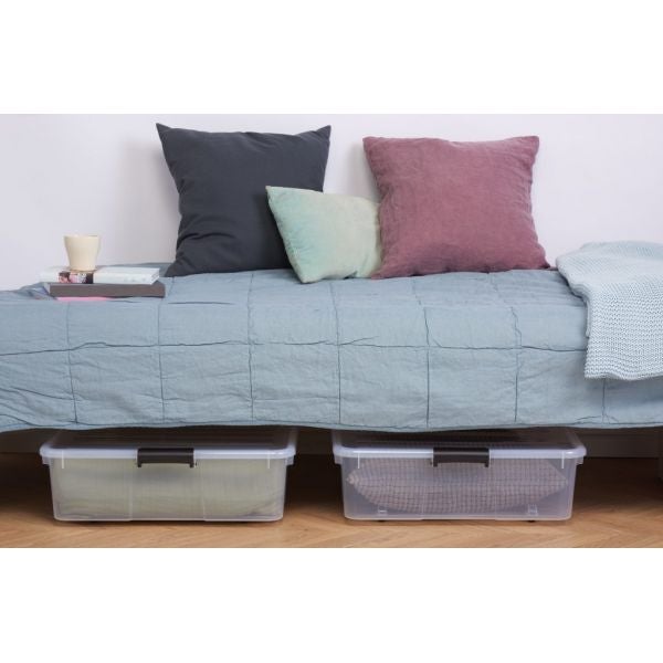 Boîte de rangement sous lit à roulettes 49 litres - 3