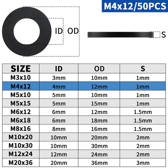 Sourcingmap 100Pcs 8Mmxm3X1Mm Ronde Plate Plastique Rondelle Isolante Entretoise Pour Carte Mère Sourcingmap 100Pcs 8Mmxm3X1Mm Ronde Plate Plastique Rondelle Isolante Entretoise Pour Carte Mère