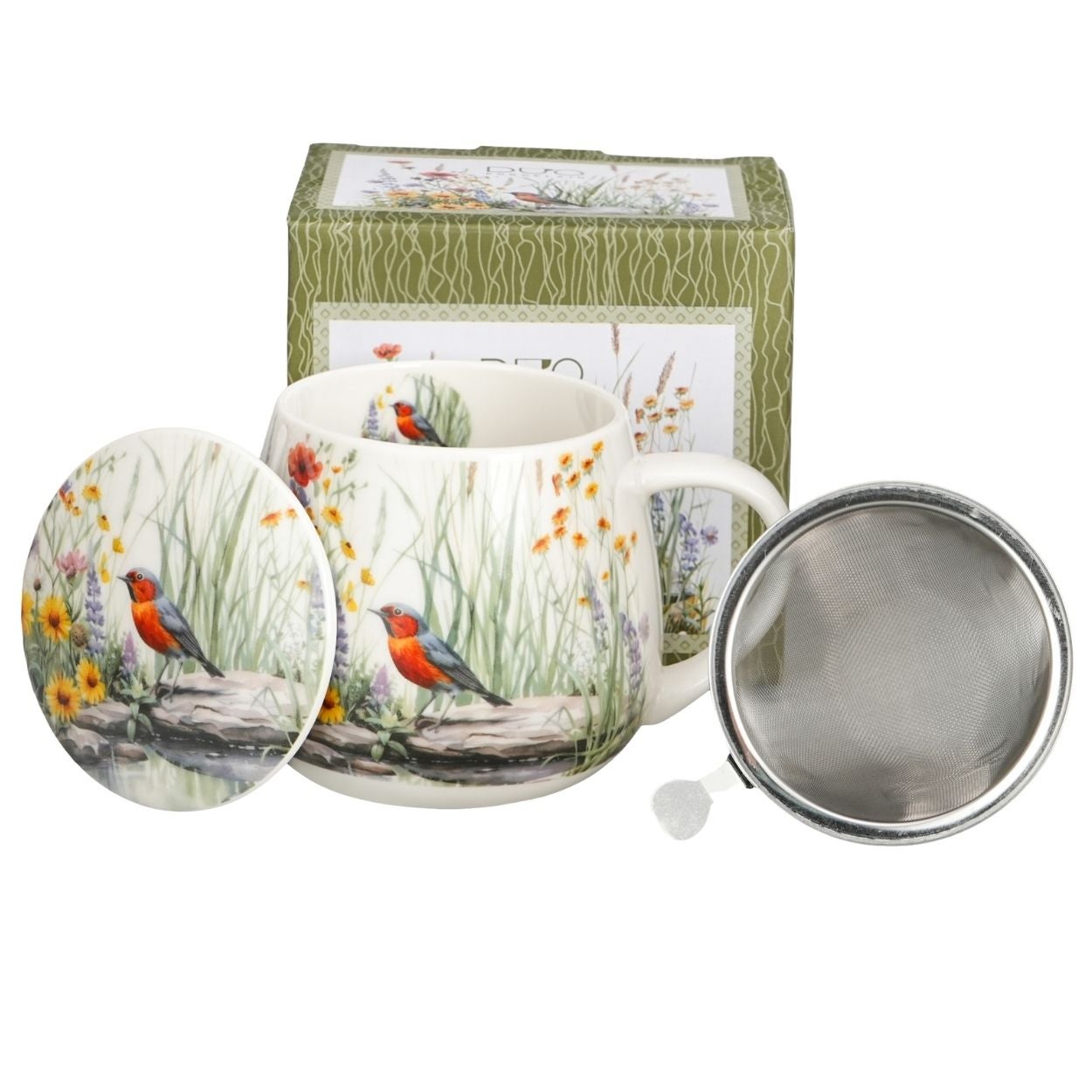 Zdjęcia - Kubek DUO  baryłka  July z zaparzaczem 430 ml 1 szt. 