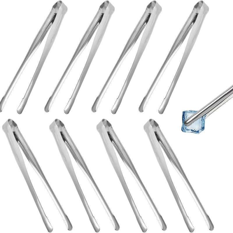 Zestaw 12 szczypiec do cukierków, szczypiec do cukru pudru, szczypiec ze stali nierdzewnej do lodów, cukru, ciastek, barów, bufetów