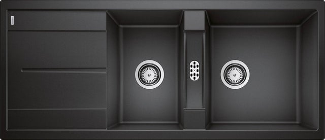 Evier Blanco Metra 8S Silgranit - ANTHRACITE - Vidage : Manuel