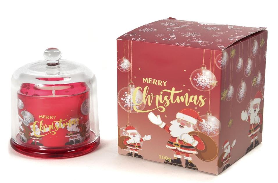 Set Regalo Candela Profumata Legno Di Sandalo E Rosa In Scatola Decorativa Con Messaggio 'Enjoy Your Good Time'