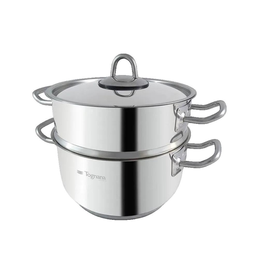 Parowar Tognana Zestaw 3 części Stal nierdzewna 22 cm 4L