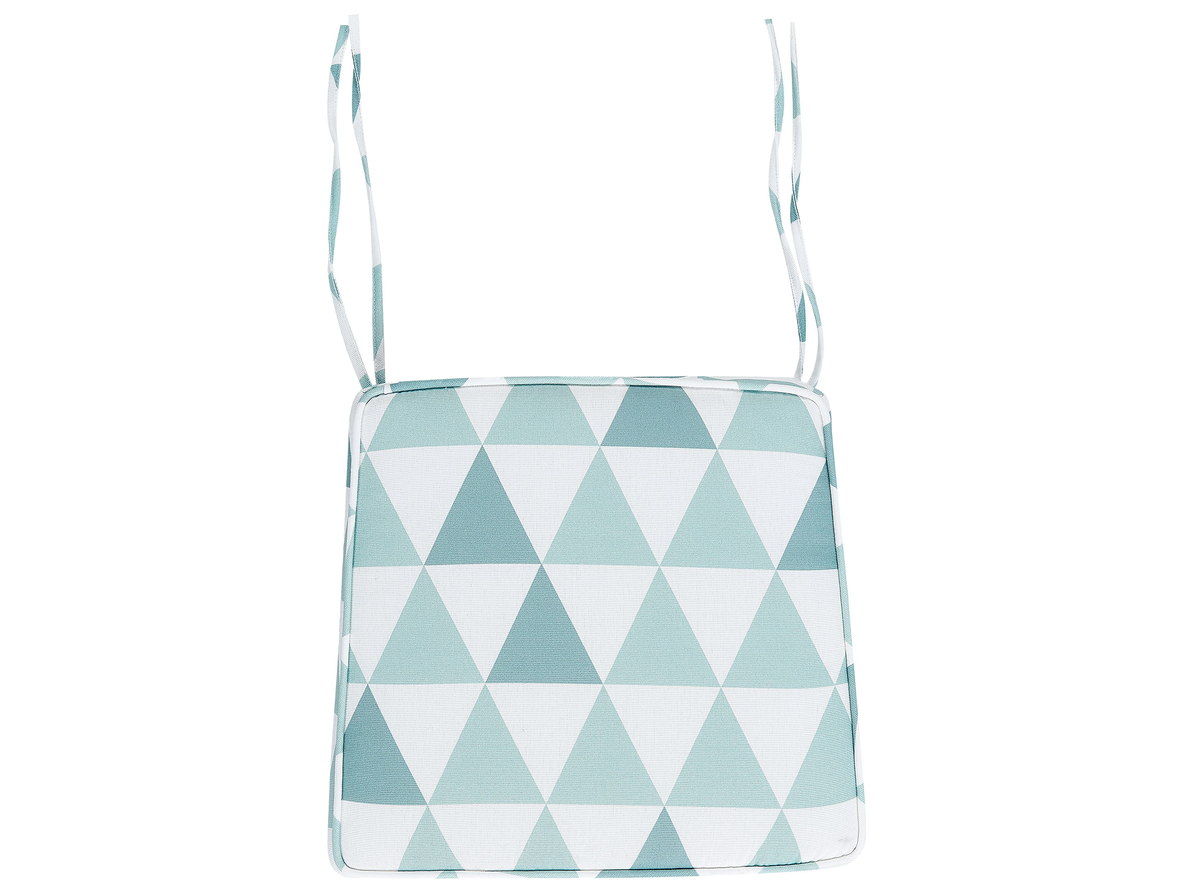 Set di 2 cuscini per sedie TERNI 37 x 34 cm Azzurro - 5