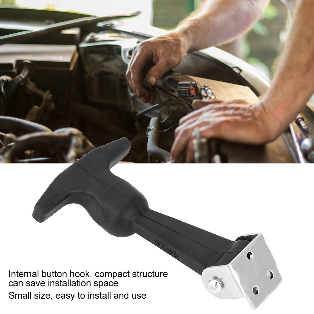 Chiusure con fibbia in gomma e acciaio zincato, buon assorbimento degli urti, accessori per cofano motore A25 - 4