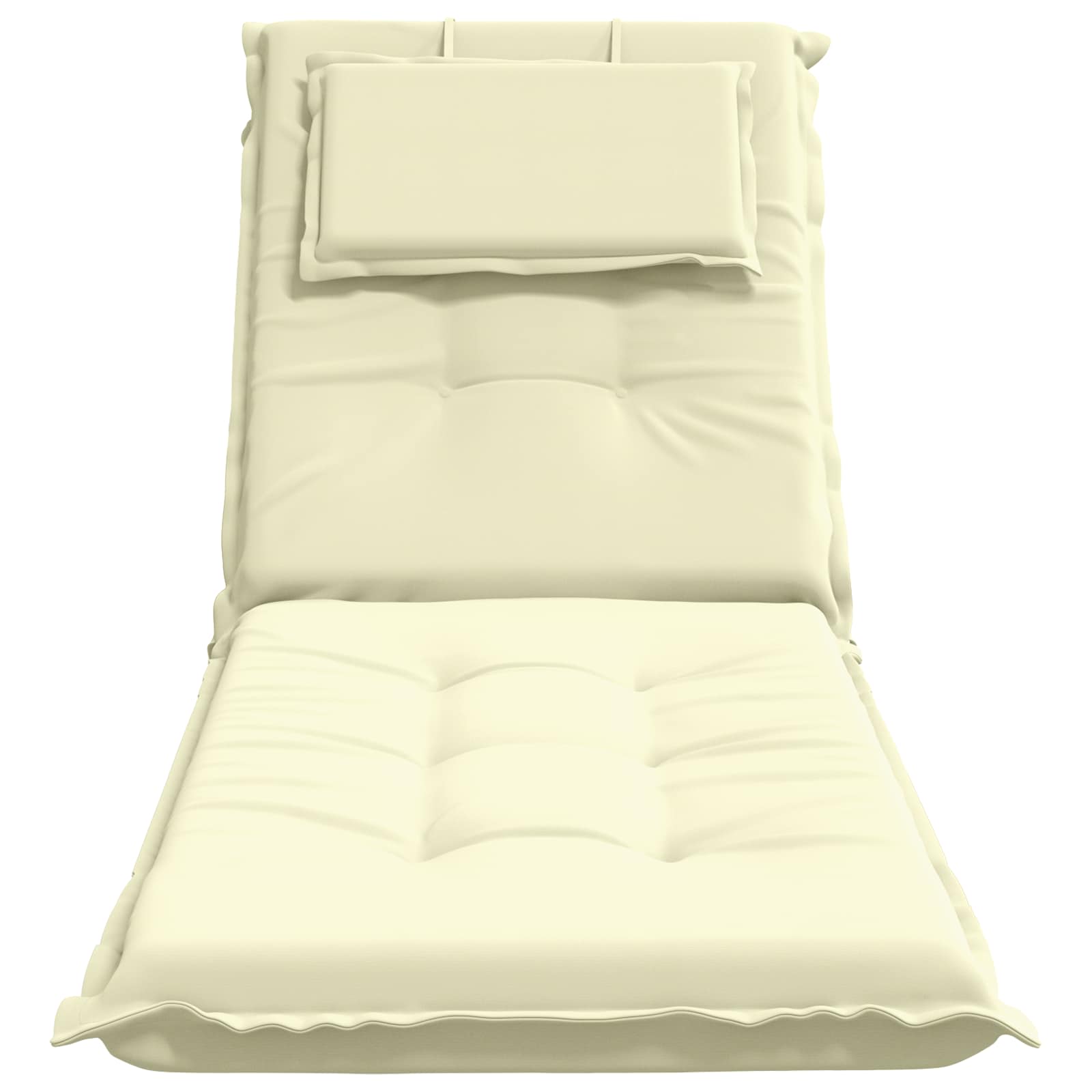 Coussin de transat, 100 % polyester, crème, 190 × 50 × 9 cm | Leroy Merlin