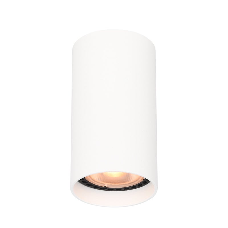 Reflektor sufitowy spot natynkowy Lopus okrągły biały piaskowany 1xGU10x10W nowoczesna wym: 10 x 5,4 x 5,4 cm aluminium Italux