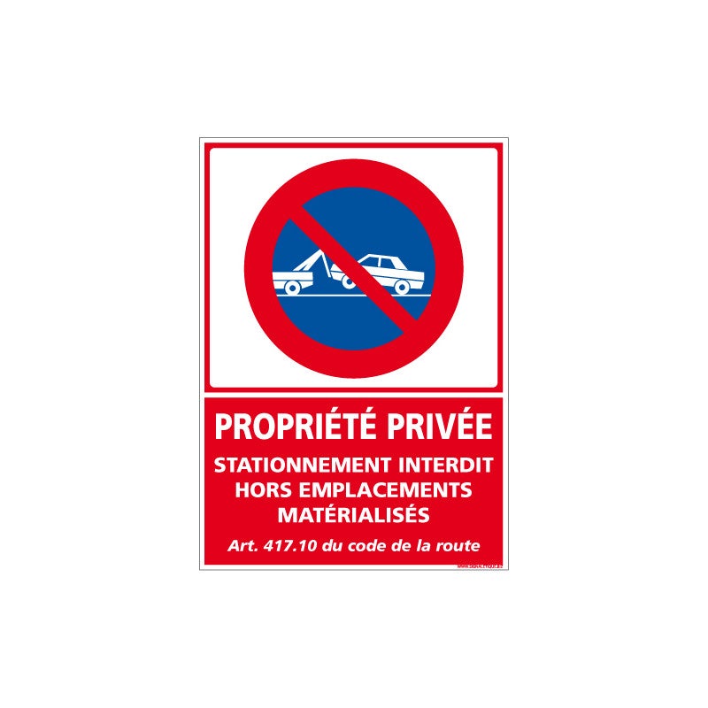 Panneau Signalétique 'Propriété Privée Sauf Ayants Droit' - Extérieur, Gravé ABS Anti-UV - Neuf