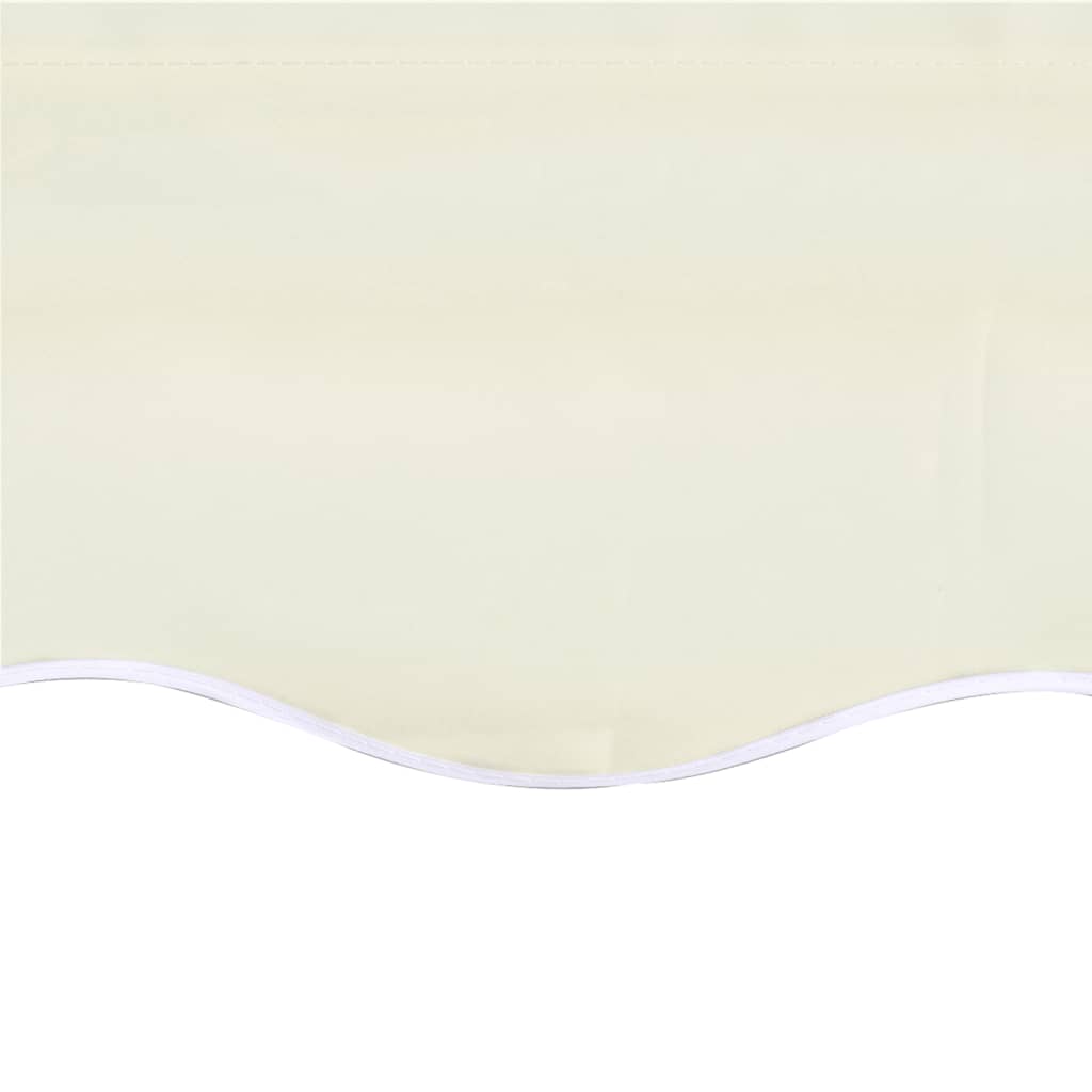 vidaXL Tessuto di Ricambio per Tenda da Sole Crema 400x350 cm Poliestere - 4