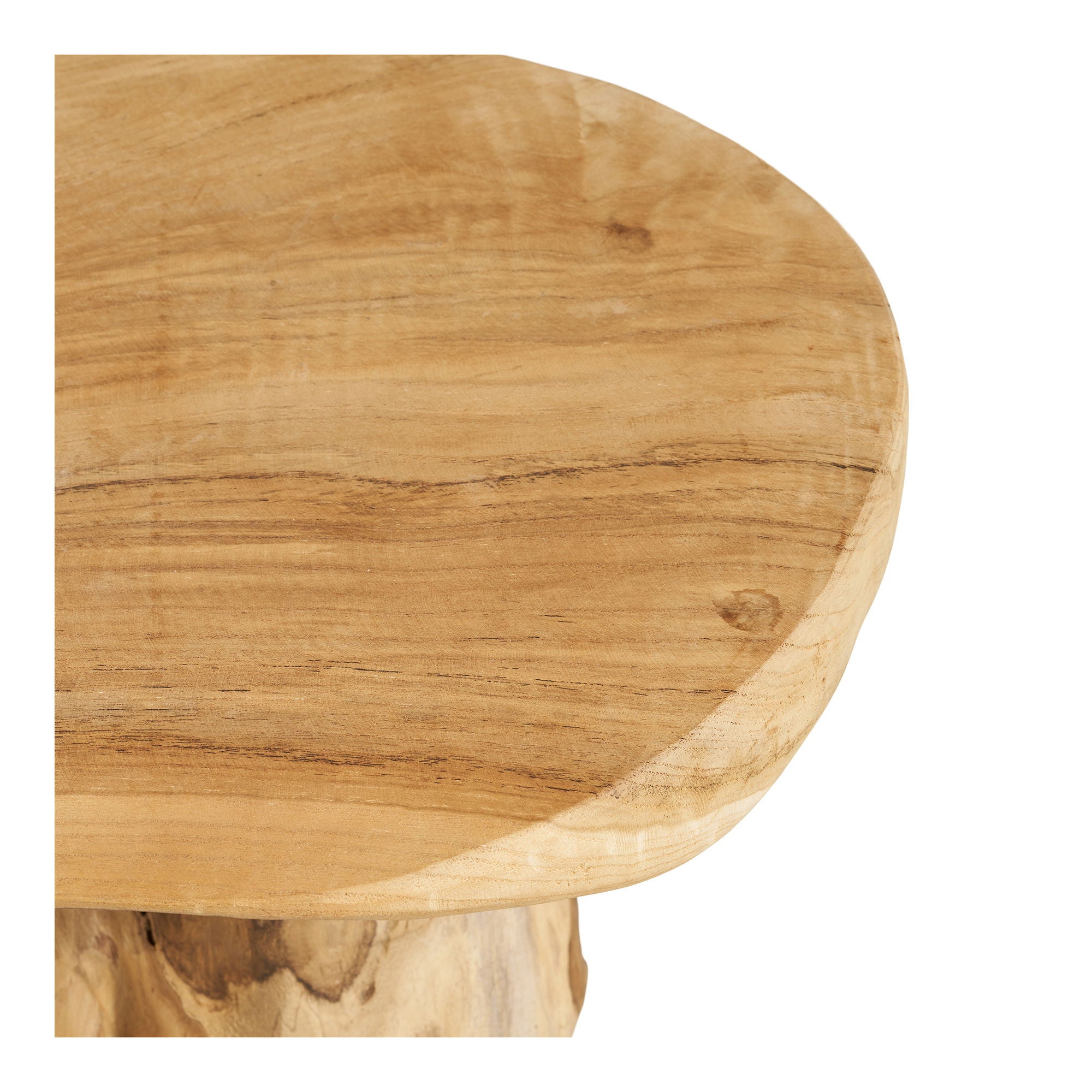 Gitte stolik kawowy stolik boczny Ø40 cm teak. - 6