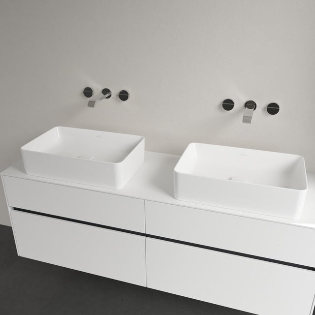Vasque a poser rectangle VILLEROY ET BOCH Collaro Blanc - 5