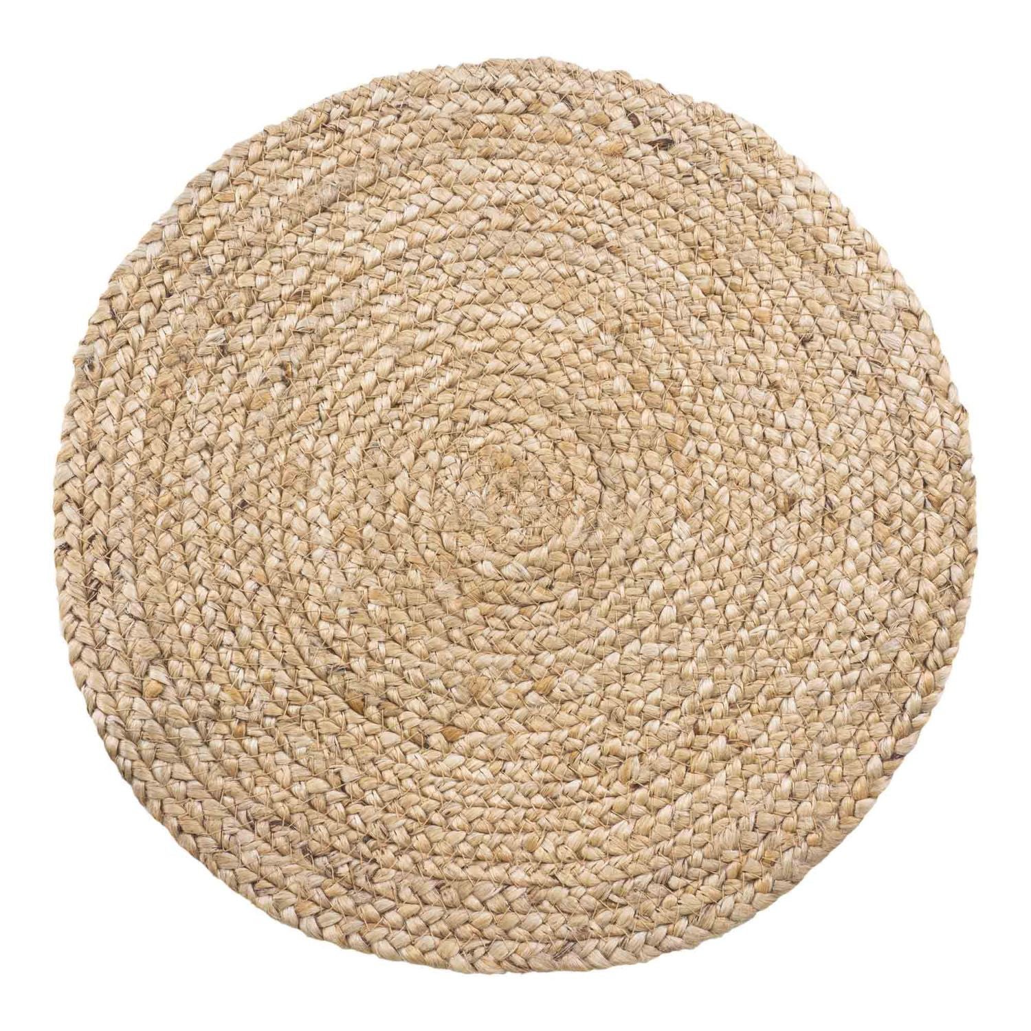 Bombay Podkładki Ø38cm, zestaw 4 naturalne.