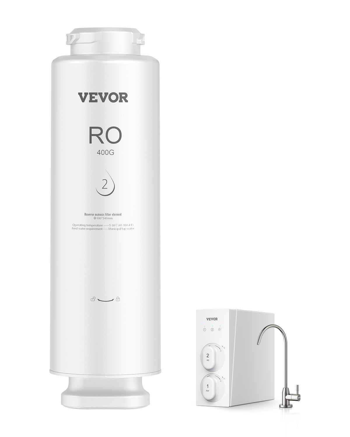 Wymiana systemu odwróconej osmozy dla filtra wody SS-002 400 GPD 9-stopniowy VEVOR