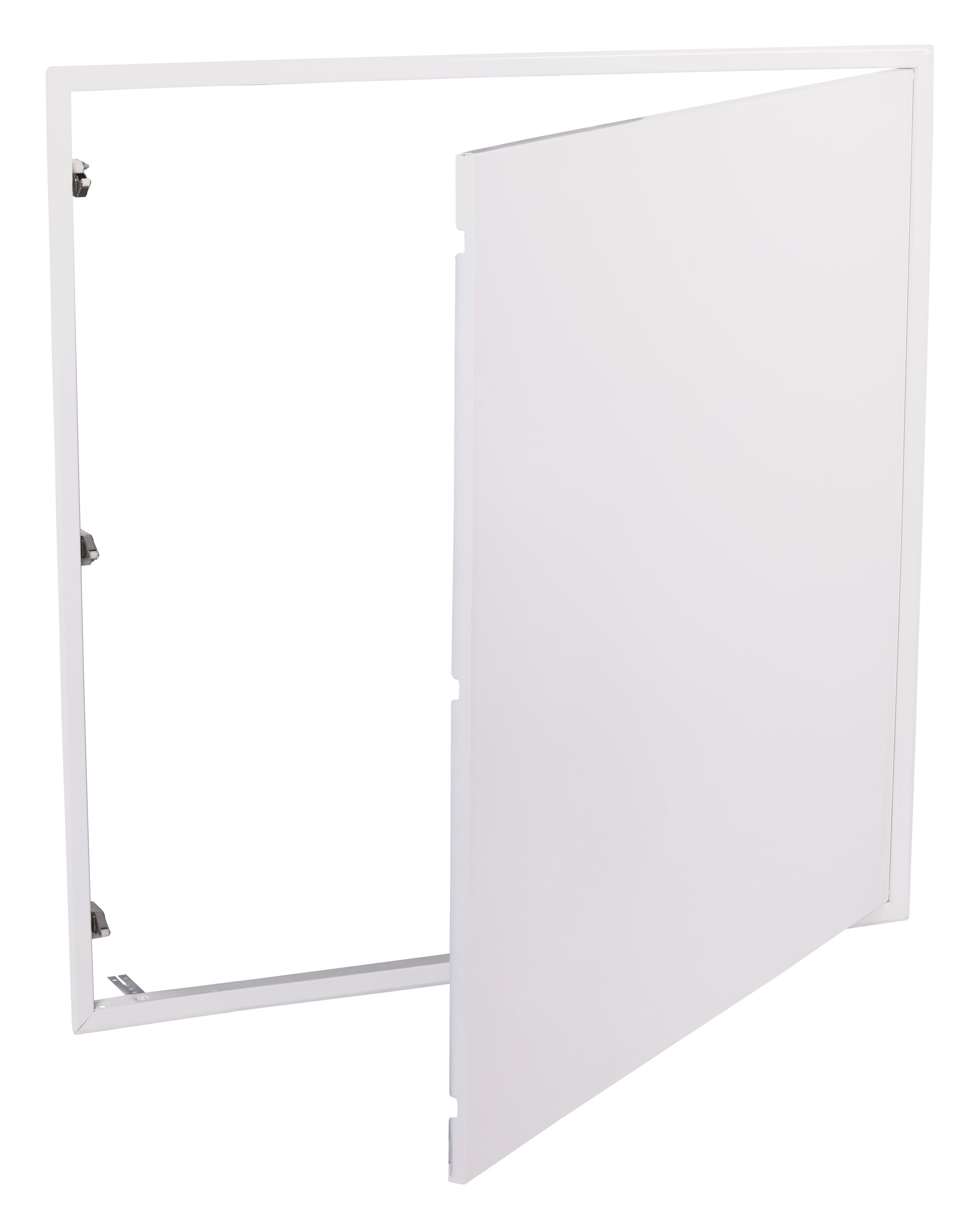 Trappe de visite encastrable 800x800 mm en acier galvanisé, finition blanche avec ouverture/fermeture par pression NOYON & THIEBAULT - 4