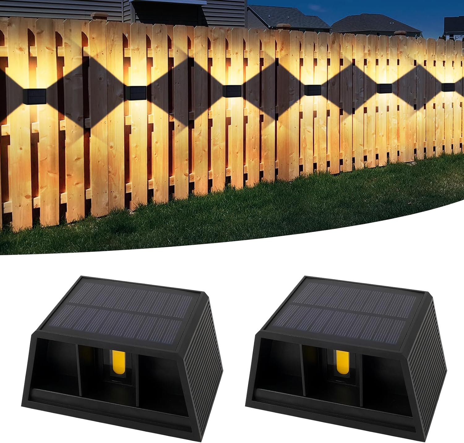 ZVO Lampe Solaire Pour Extérieur, Jardin, Applique Murale D'extérieur 6