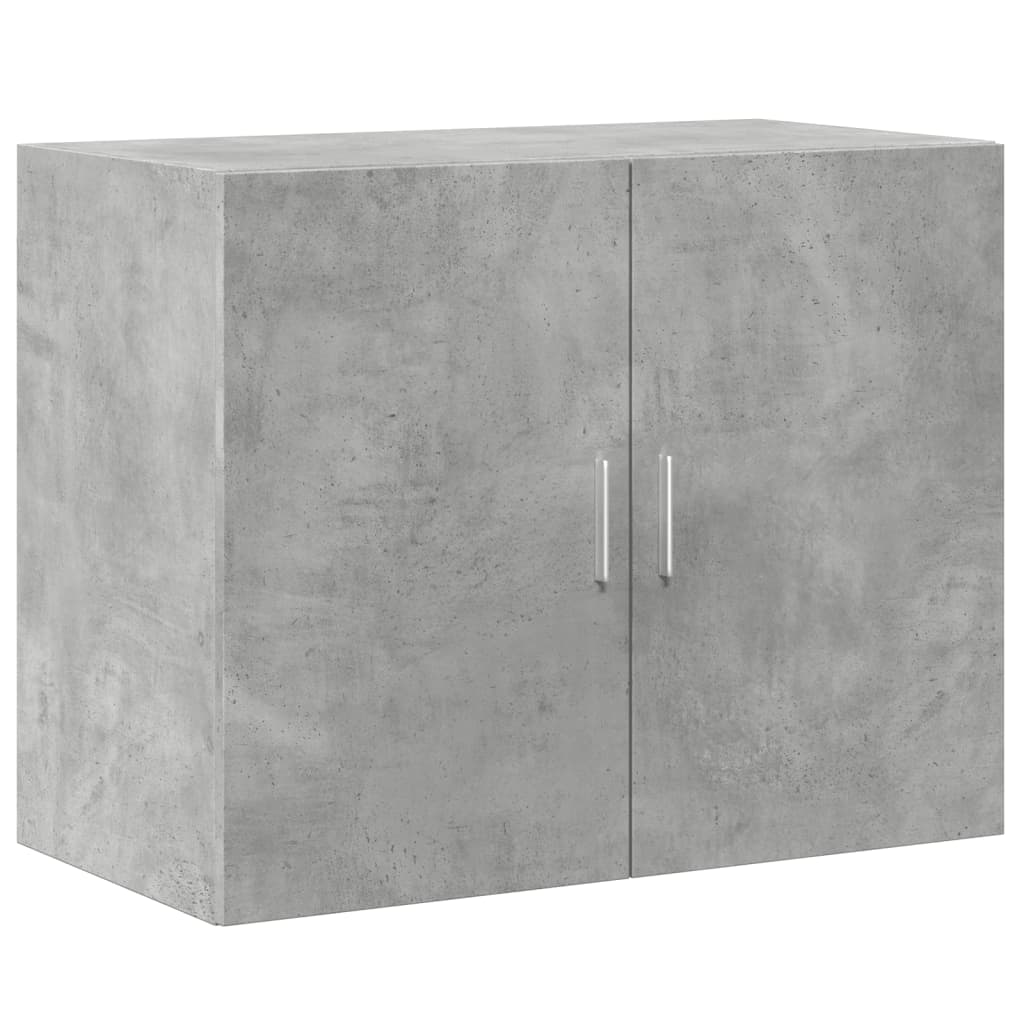 5x64 Armario de pared madera ingeniería gris hormigón 80x42,5x64 cm | Leroy ...