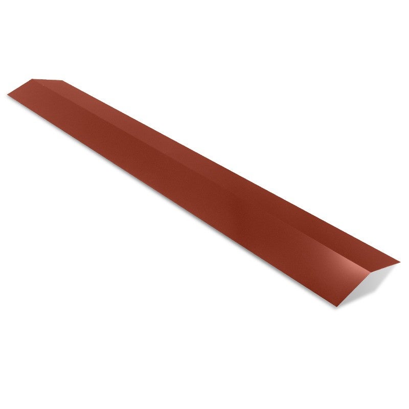 Faîtière double plate universelle Rouge Tuile RAL 8012 2100 mm Longueur - 2