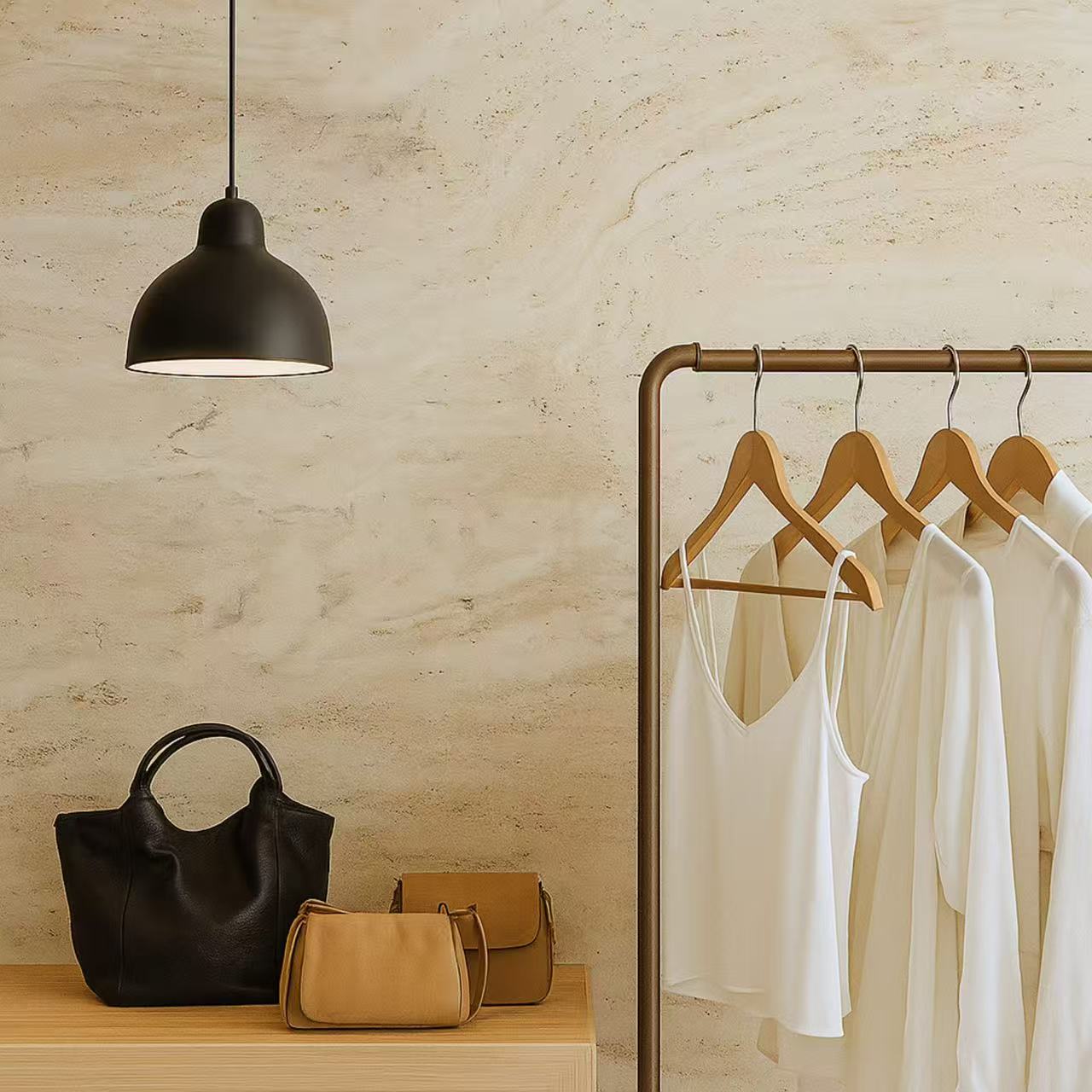 Decopine – Paneles murales flexibles efecto Travertino Beige - 5