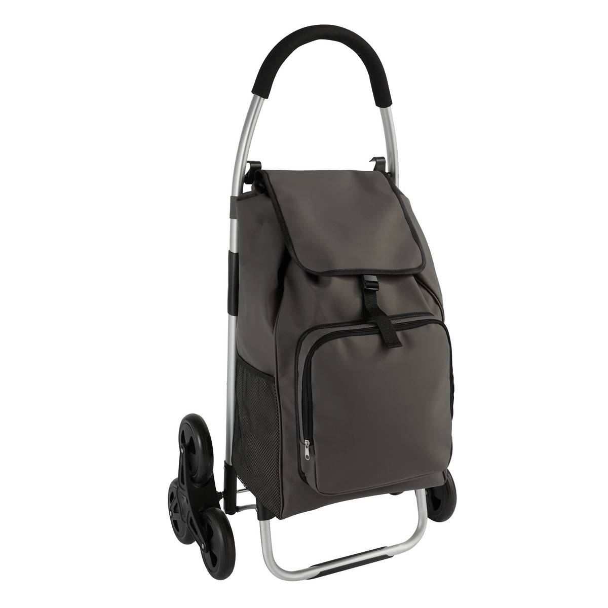 Kono Chariot de Courses Pliable 2 en 1 Poussette de Marché avec Sac