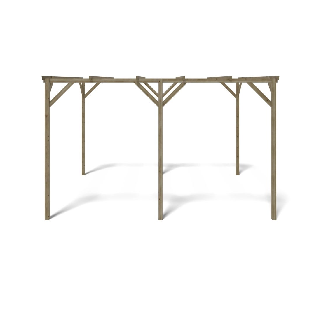 Carport, abri de voiture 3x4 m - 12 m2 - CAR13 - ALTANKA - 3
