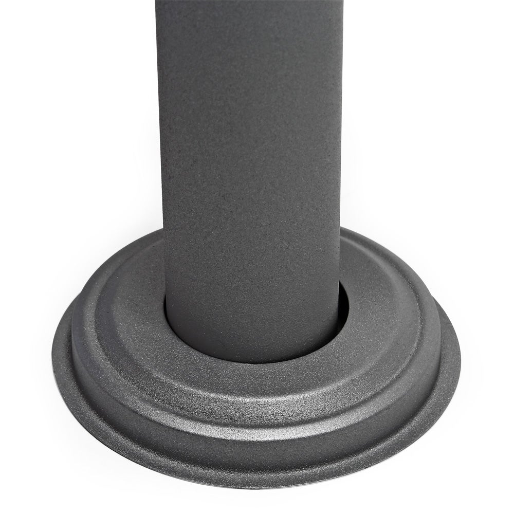 Kit Boîte aux lettres V13 avec Pied de support, Verrouillable Couleur antrahcite, Acier galvanisé, 360 x 105 x 315 mm, en Acier inox, avec… Wiltec - 3