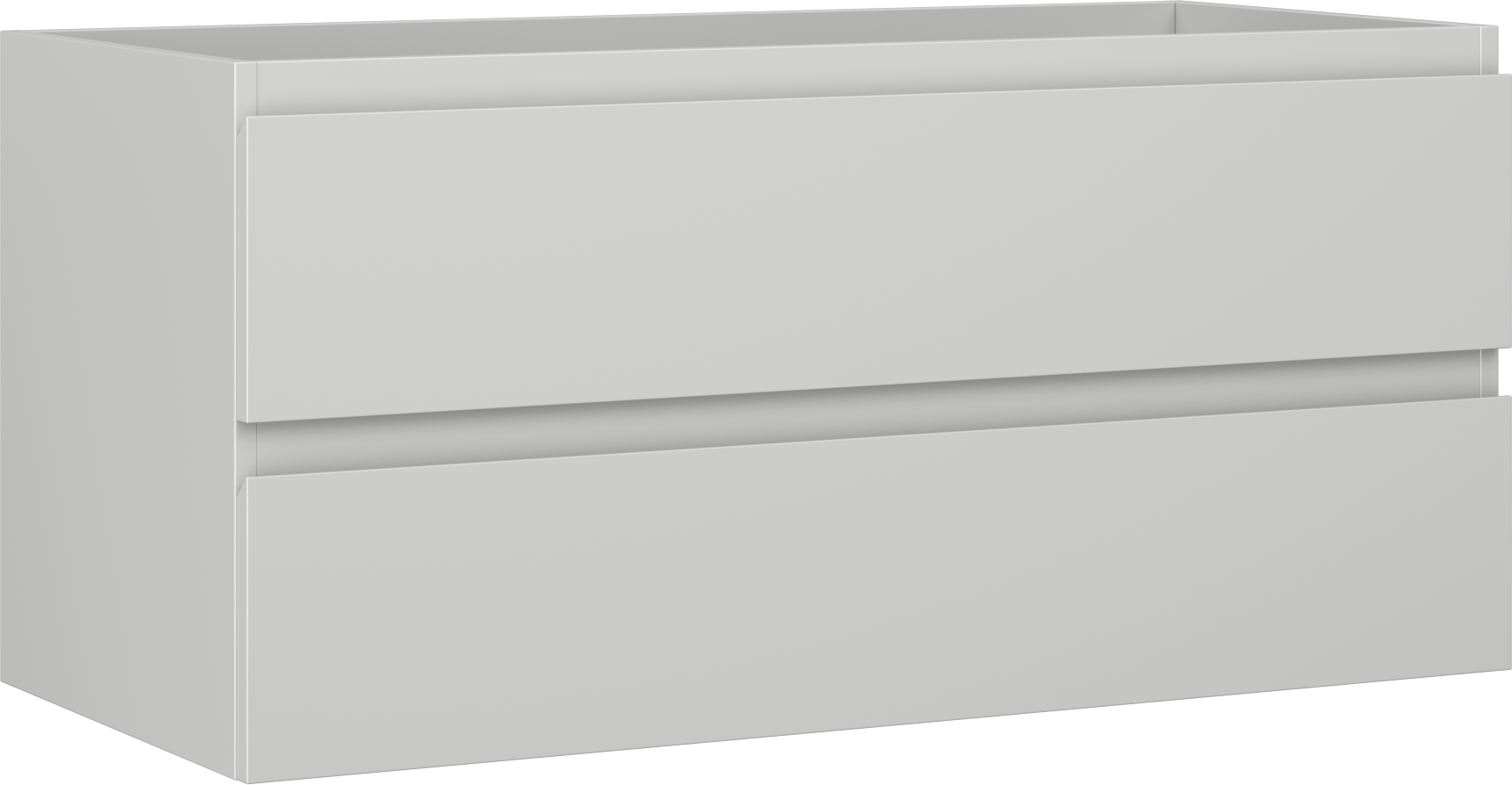 Mexen Orio szafka łazienkowa podumywalkowa 100 cm, 2 szuflady, szara mat - 91A10-10047-2-BFF62