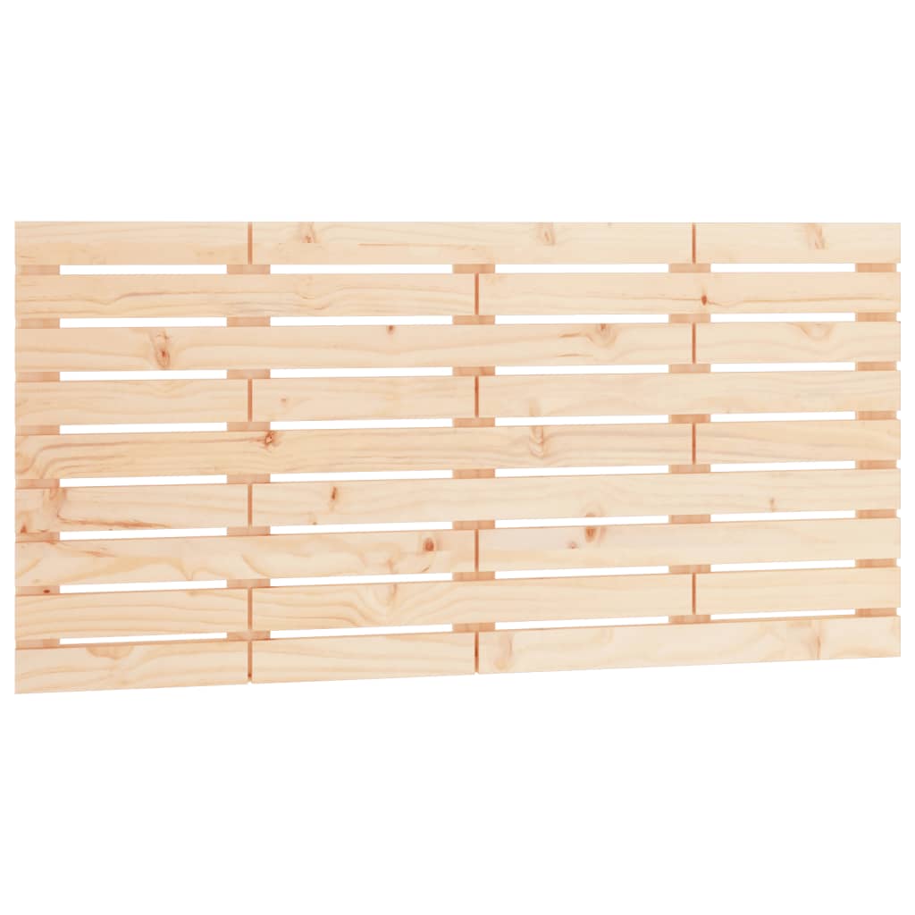 VidaXL Tête De Lit Murale Gris Bois Massif De Pin 126x3x63 Cm – Style Rustique Élégant & Soutien Confortable