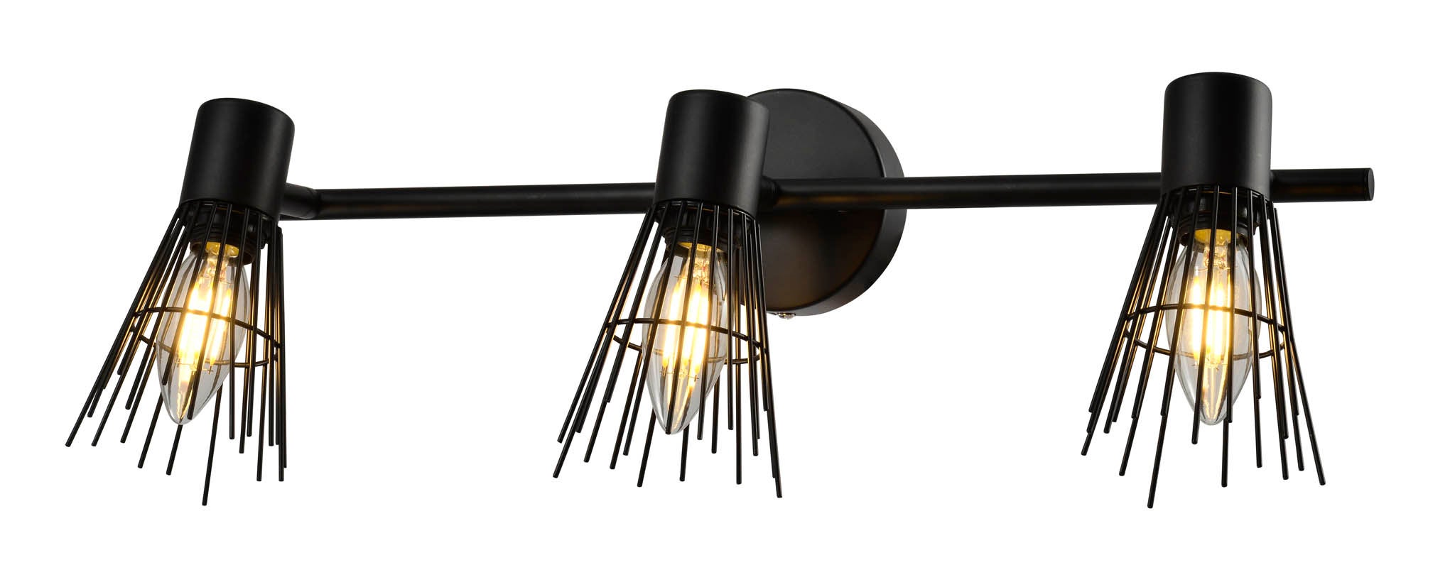 Pico oświetlenie lampa ścienna 24x15x15cm stal czarny.
